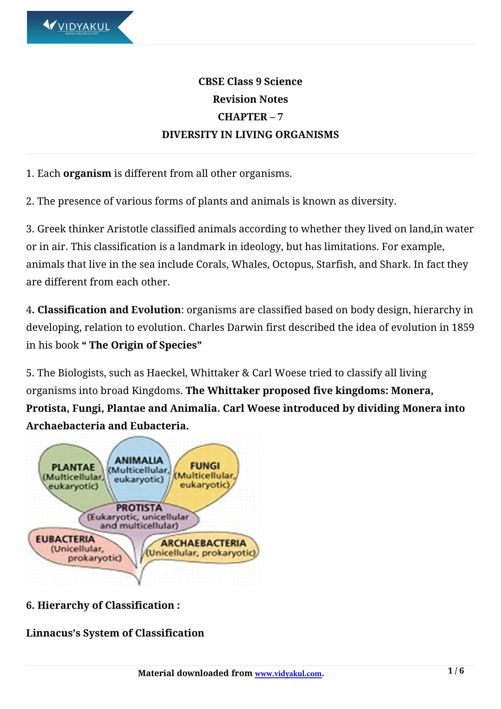 Science Notes For Class 9 Cbse Ncert Pdf